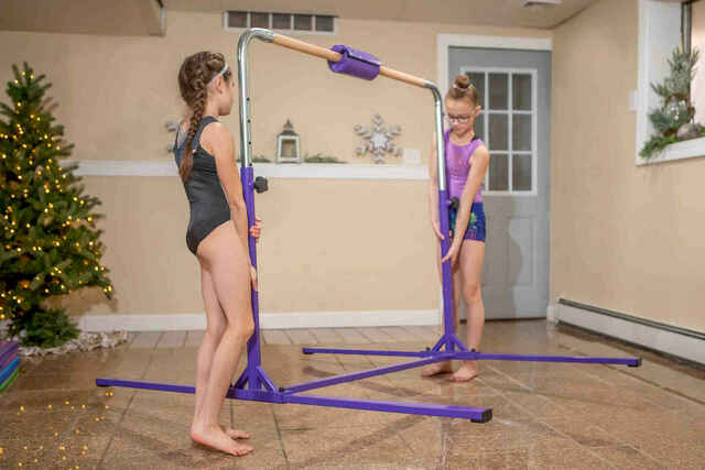 Gymnastics bar and mat for sale home